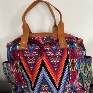 Handbag convertible crossbody/backpack